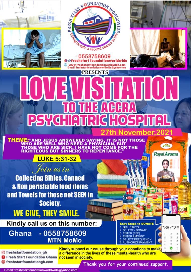 Love Visitation to the Accra Psychiatric Hospital
