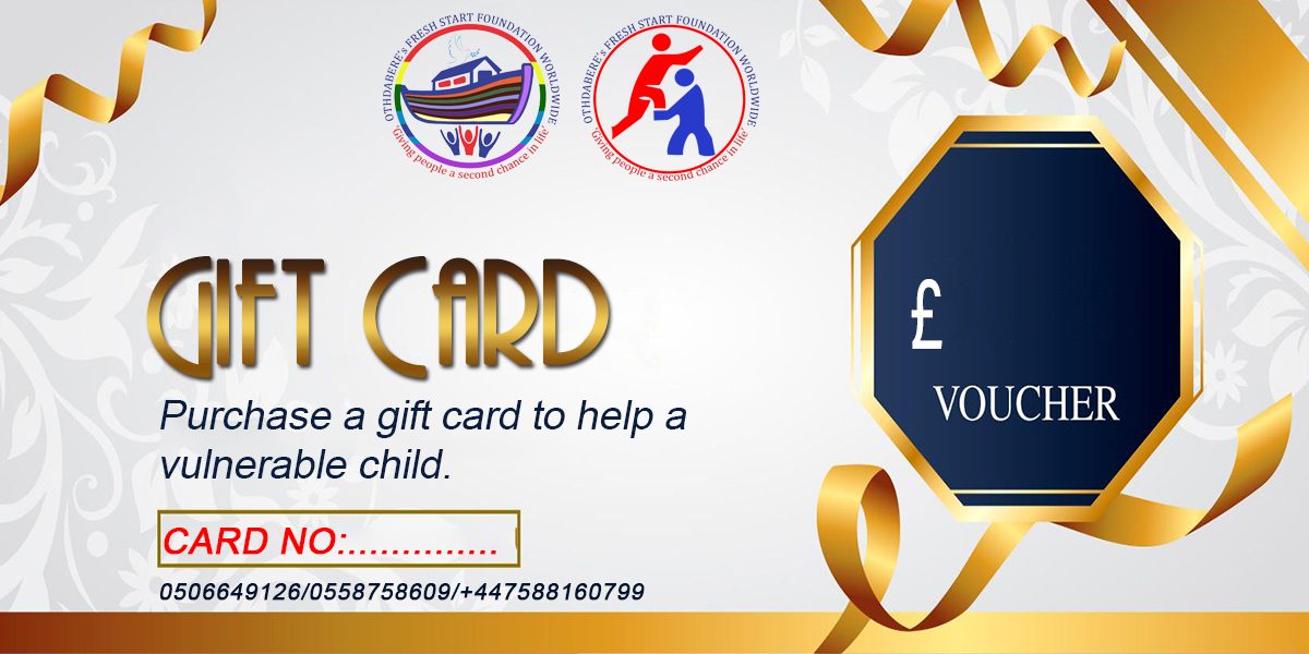 Foundation gift card